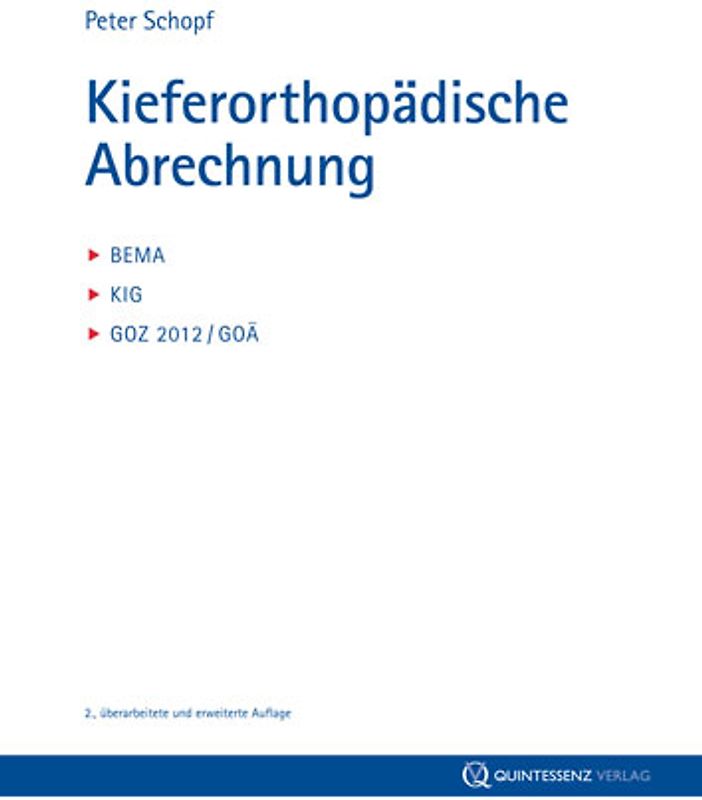 Kieferorthopädische Abrechnung