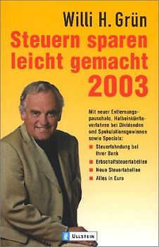 Steuern sparen leicht gemacht 2003