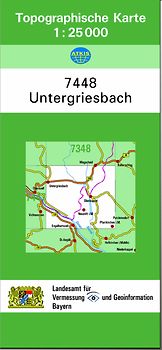 TK25 7448 Untergriesbach