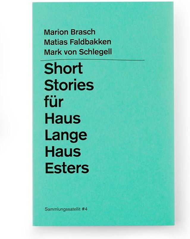 Short Stories für Haus Lange Haus Esters
