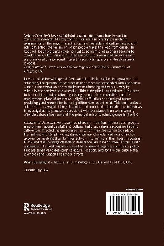 Cultures of Desistance