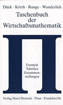 Taschenbuch der Wirtschaftsmathematik
