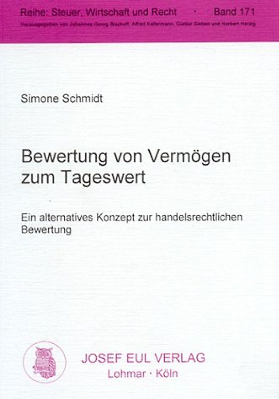 Bewertung von Vermögen zum Tageswert