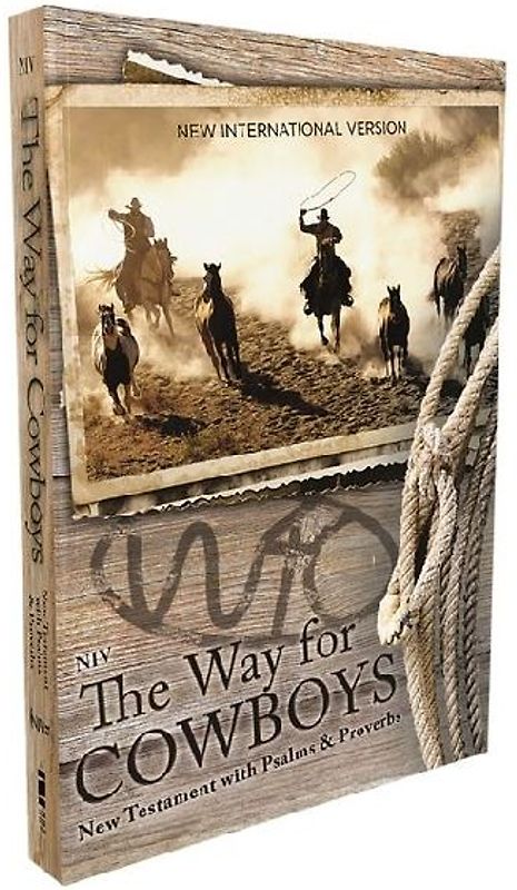 Niv, the Way for Cowboys New Testament with Psalms and Proverbs, Pocket-Sized, Paperback, Comfort Print