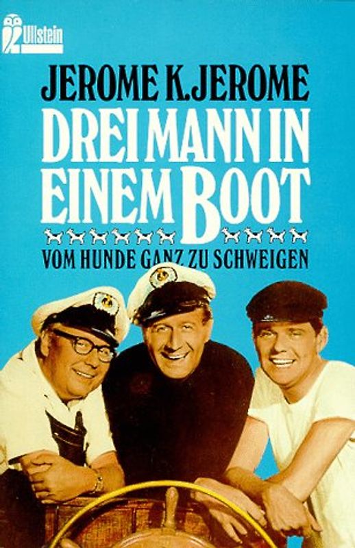 Drei Mann in einem Boot