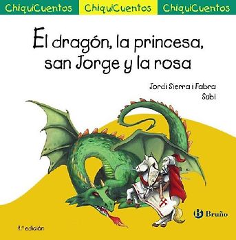 El dragón, la princesa, San Jorge y la rosa
