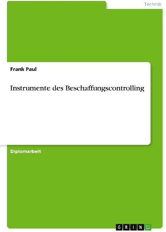 Instrumente des Beschaffungscontrolling