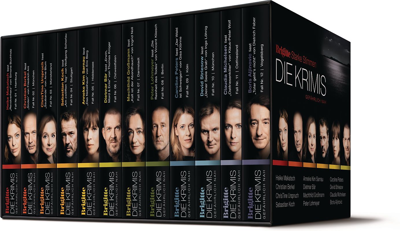 BRIGITTE - Starke Stimmen. Die Editions-Box "Die Krimis - Gefährlich nah"
