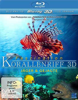 Faszination Korallenriff - Jäger & Gejagte (Blu-ray 3D) 3D Blu-ray Disc