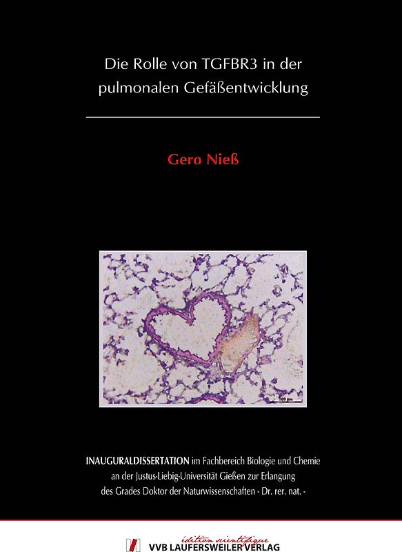 Die Rolle von TGFBR3 in der pulmonalen Gefäßentwicklung