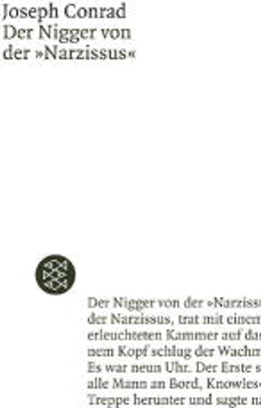 Der Nigger von der Narzissus. Eine Seemannsgeschichte
