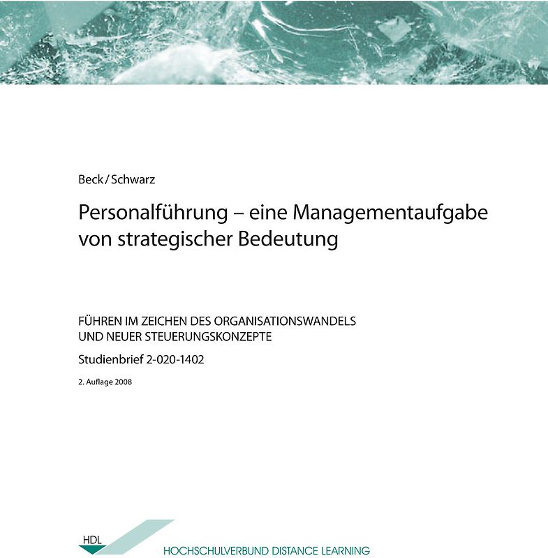Personalführung- eine Managementaufgabe von strategischer Bedeutung