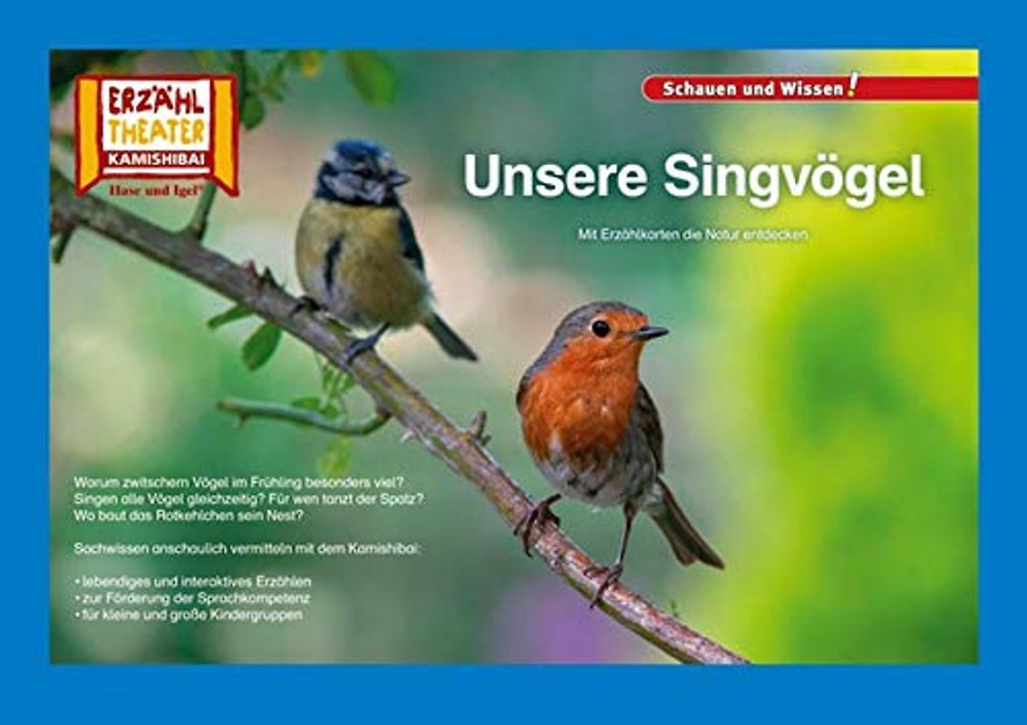 Kamishibai: Unsere Singvögel: 10 Fotobildkarten für das Erzähltheater