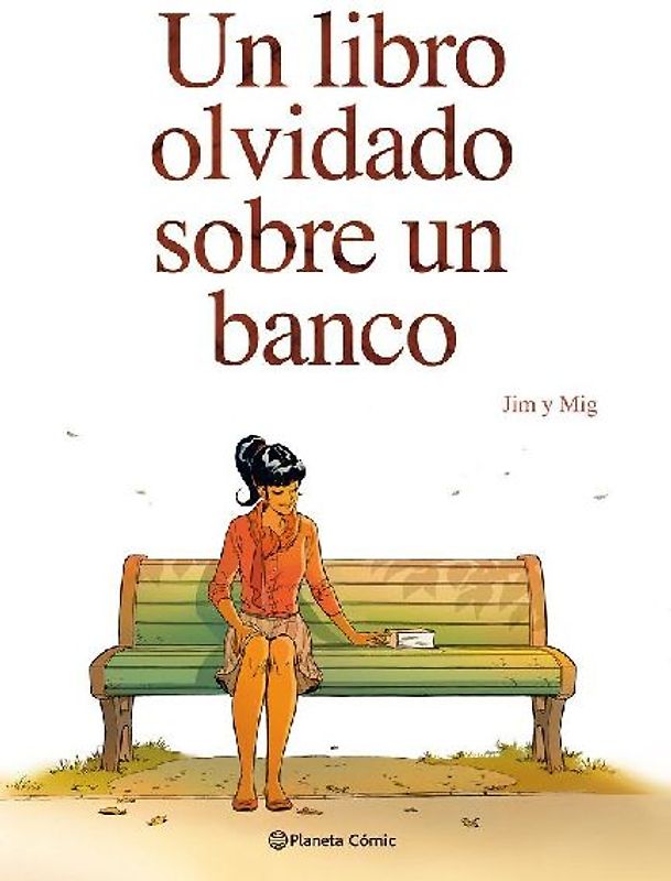 Un libro olvidado sobre un banco