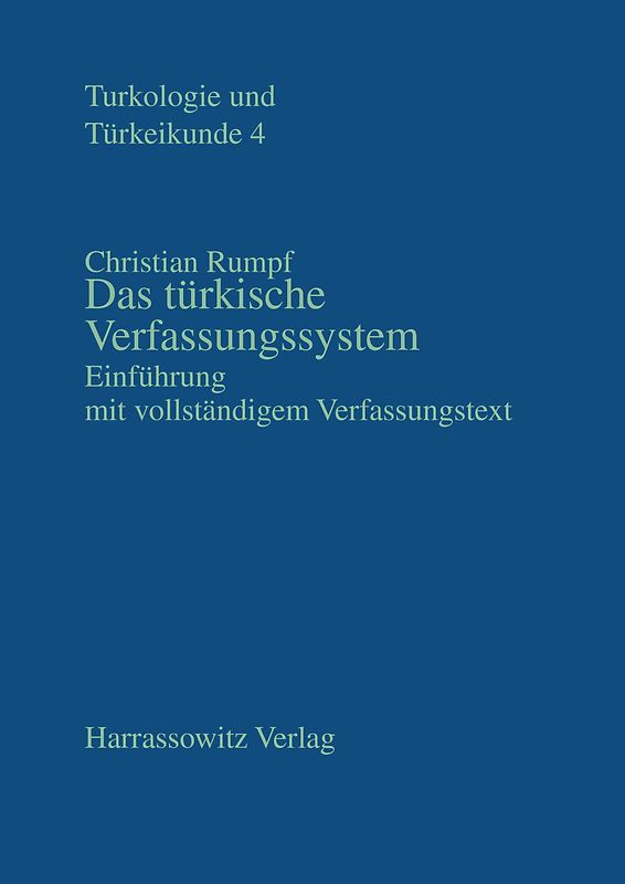 Das türkische Verfassungssystem