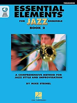Essential Elements for Jazz Ensemble - Book 2 - Trombone (Book/Online Audio)