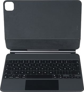 Apple Magic Keyboard schwarz für das iPad Pro 11" und iPad Air 11" [2. Generation, deutsches Tastaturlayout, QWERTZ]