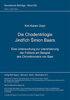 Die Chodentrilogie Jindřich Šimon Baars