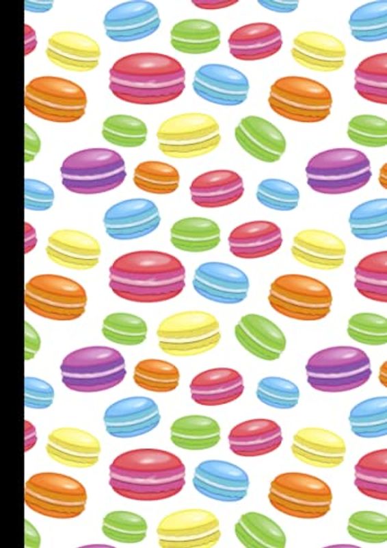 Backrezepte | Buch Zum Selberschreiben | "Macarons": DIN A4 | 110 Seiten ( 55 Blatt )
