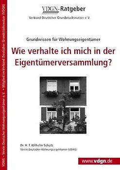 Wie verhalte ich mich in der Eigentümerversammlung?