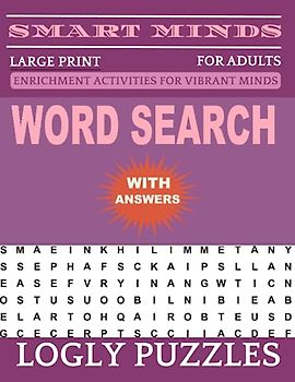 Word Search Book Large Print for Adults: 2400+ words New Fun and Relaxing Puzzles Book for Adults & Seniors with Answers Key