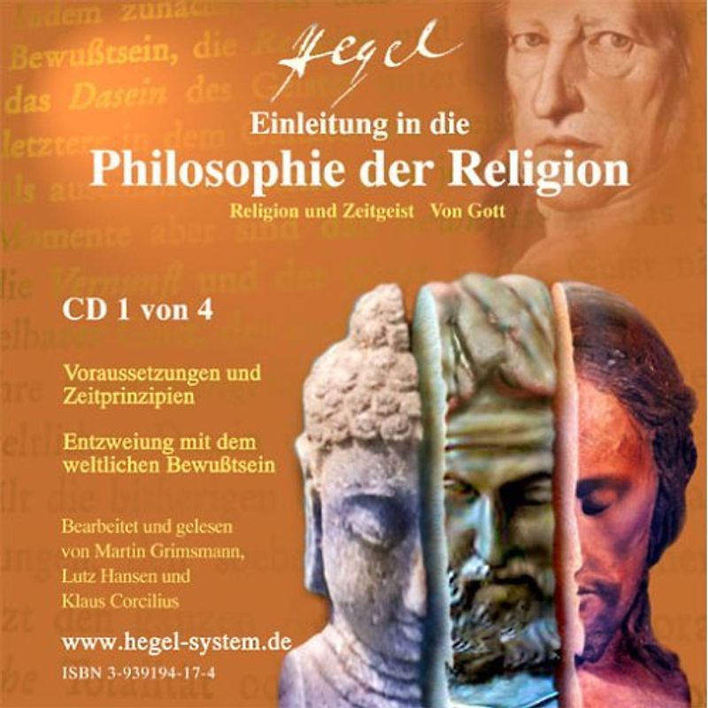 Einleitung in die Religionsphilosophie G.W.F.Hegels (Hörbuch, 4 Audio-CDs)