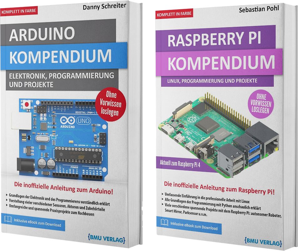 Arduino Kompendium + Raspberry Pi Kompendium (Hardcover)