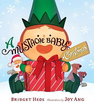 A Mustache Baby Christmas Board Book