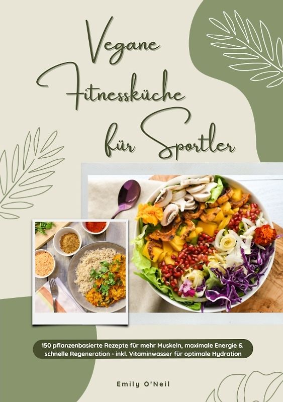 Vegane Fitnessküche für Sportler: 150 pflanzenbasierte Rezepte für mehr Muskeln, maximale Energie & schnelle Regeneration - inkl. Vitaminwasser für optimale Hydration (Fitness Kochbuch)