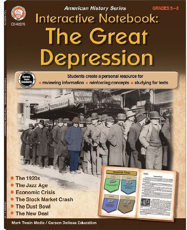 Interactive Notebook: The Great Depression