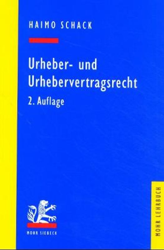 Urheber- und Urhebervertragsrecht