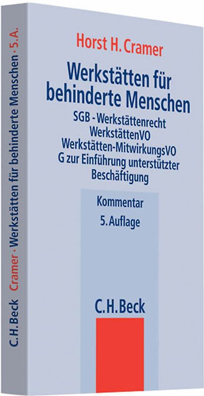 Werkstätten für behinderte Menschen