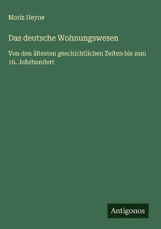 Das deutsche Wohnungswesen