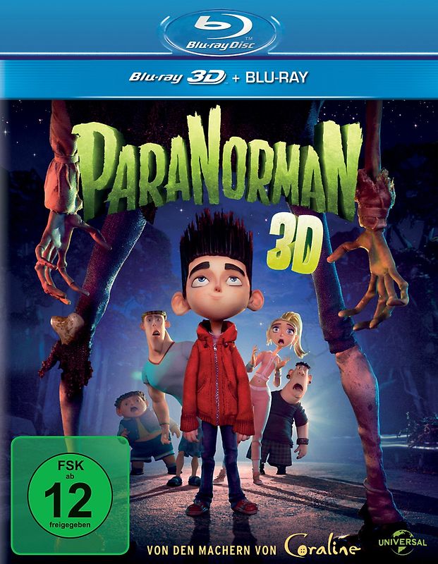 Paranorman 3D [inkl. 2D Blu-ray] 3D Blu-ray Disc