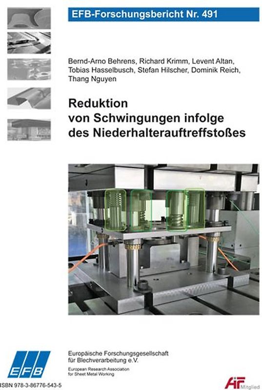 Reduktion von Schwingungen infolge des Niederhalterauftreffstoßes