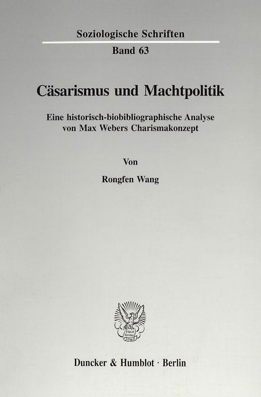 Cäsarismus und Machtpolitik.