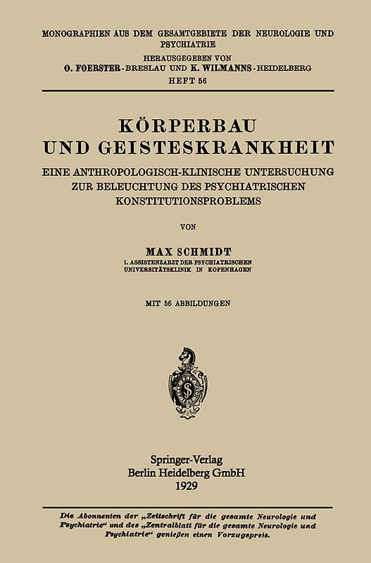 Körperbau und Geisteskrankheit