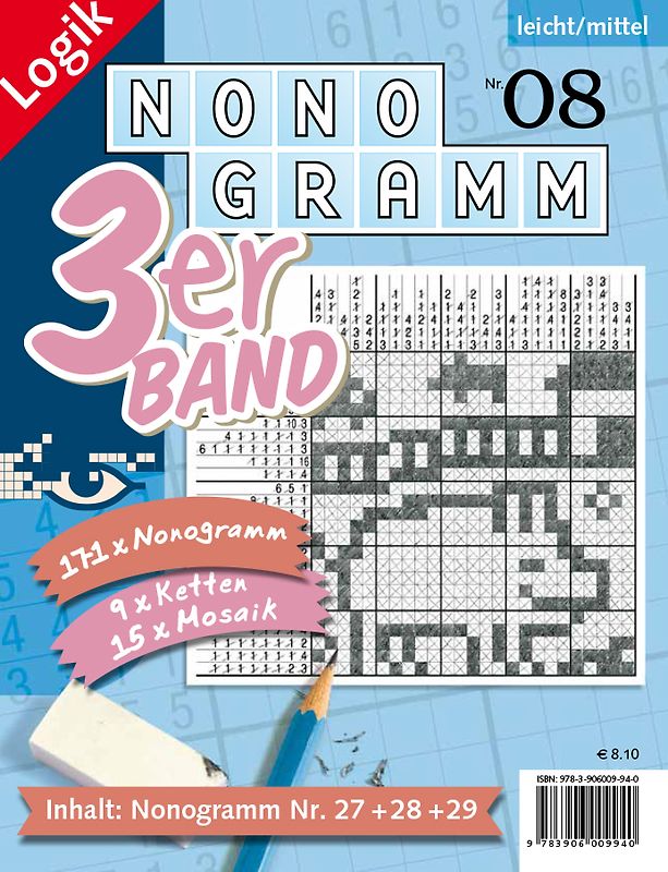 Nonogramm 3er-Band Nr. 8