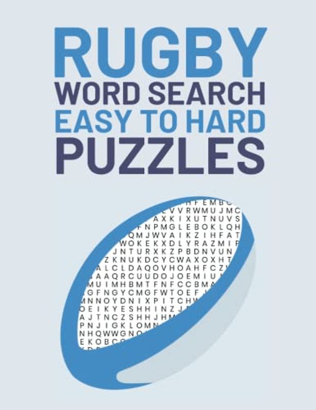 Rugby Word Search: Easy To Hard Word Find Puzzles For Rugby Lovers