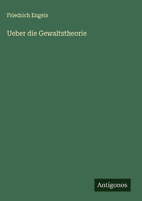 Ueber die Gewaltstheorie
