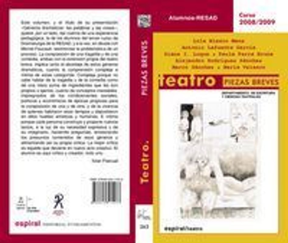 Teatro : piezas breves. Alumnos RESAD. Curso 2008/ 2009