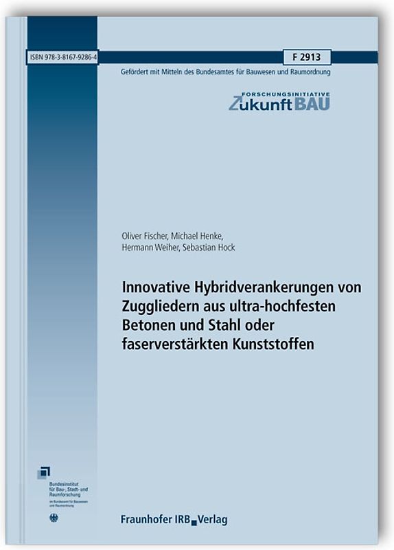 Innovative Hybridverankerungen von Zuggliedern aus ultra-hochfesten Betonen und Stahl oder faserverstärkten Kunststoffen.