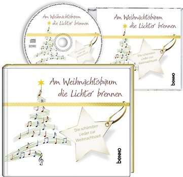 Am Weihnachtsbaum die Lichter brennen