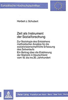 Zeit als Instrument der Sozialforschung