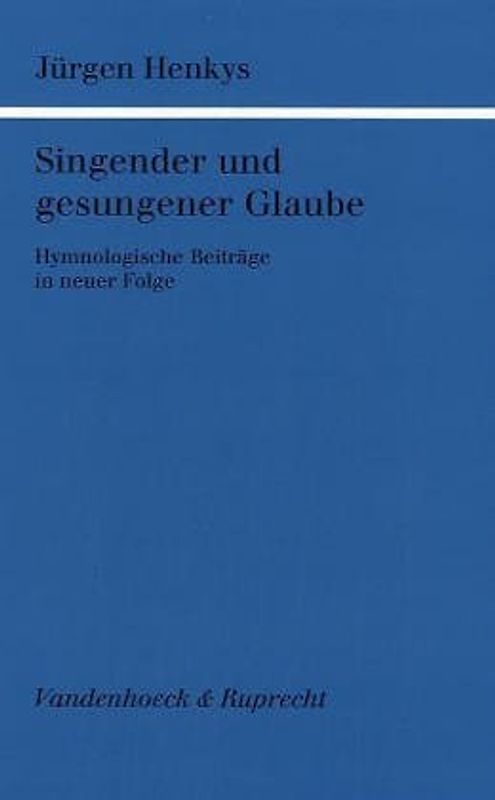 Singender und gesungener Glaube