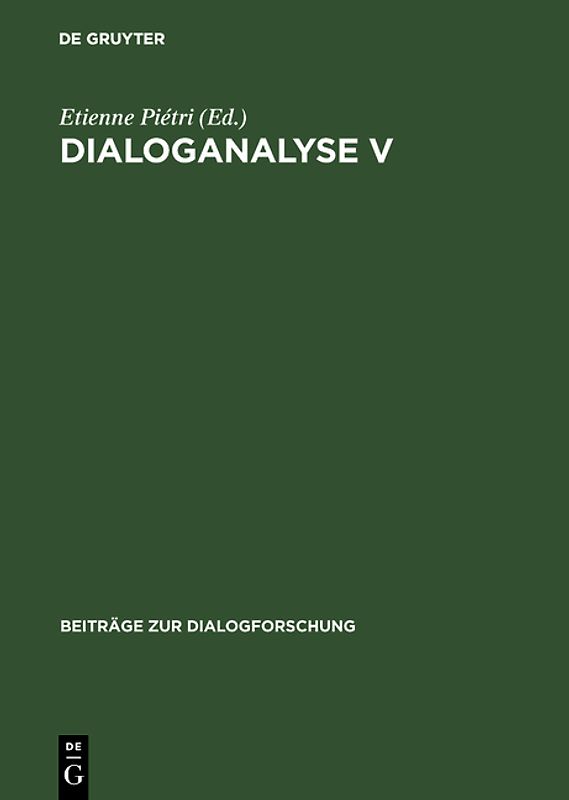 Dialoganalyse V