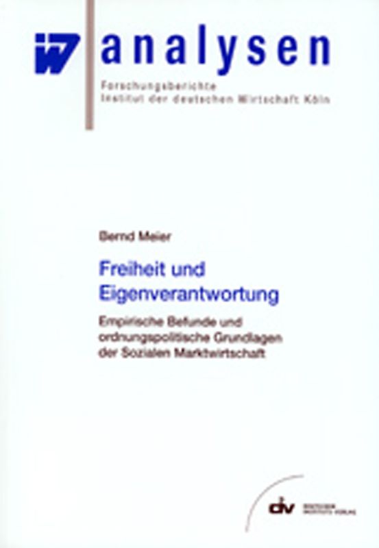 Freiheit und Eigenverantwortung
