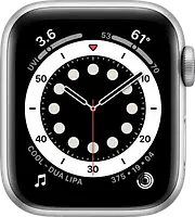 Apple Watch Series 6 44 mm Aluminiumgehäuse silber [Wi-Fi + Cellular]