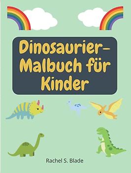 Dinosaurier-Malbuch für Kinder: Niedliches Dinosaurier-Malbuch für Kinder | Dinosaurier-Malbuch für Vorschulkinder