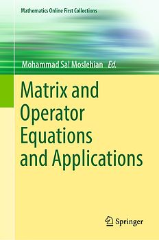 Matrix and Operator Equations and Applications